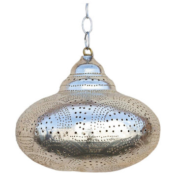 Zellige Moorish Sphere Pendant Lantern
