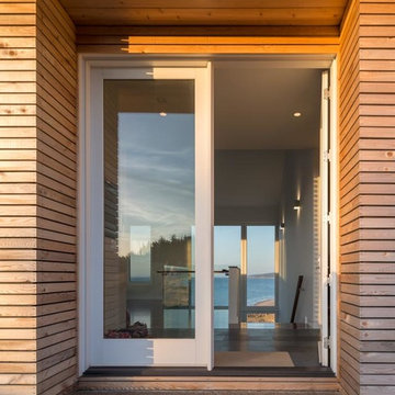 Sheltered Cedar Entrance