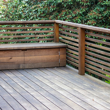 Mount Tabor Sloped Backyard