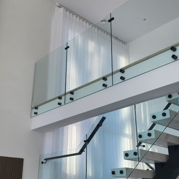 Curtains for Tall Staircase Windows – Floor-to-Ceiling Solution