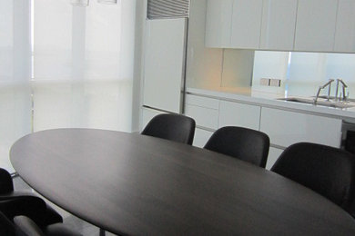 Trendy home design photo in Miami