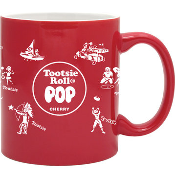 Red Tootsie Full Wrap Mug