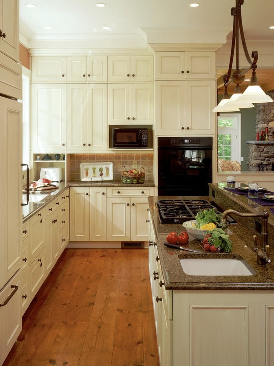 Top 100 Tropical Brown Granite White Cabinets Kitchen Ideas ...