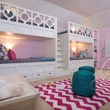 Girly Play Room with Bunkbeds | Frisco, TX
