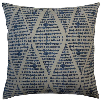 The Pillow Collection Blue Robbins Throw Pillow Cover, 20"x20"