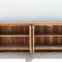 84" Long Damascus Mother Of Pearl Inlay Sideboard