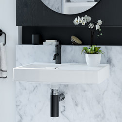 Liano Nexus 600 Wall Basin RHS - Bathroom Basins