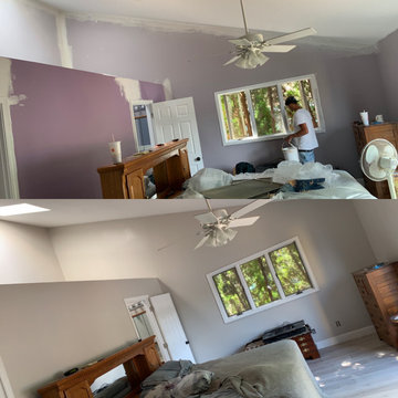 Before & After Interior Painting on Walls and Custom Woodwork in Hanover, MI