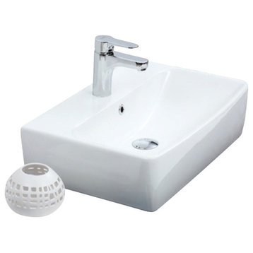 22" Wall Mounted or Vessel Sink