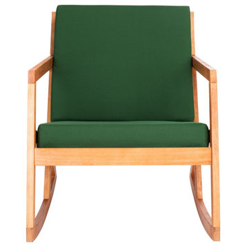 Safavieh Outdoor Vernon Rocking Chair Natural/Green