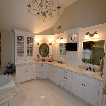 Spacious master bath