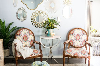 Inspiration for a living room remodel in Denver