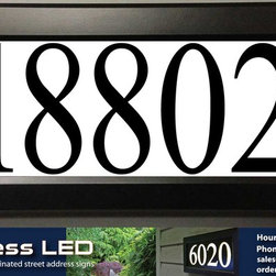 Address LED - illuminated house numbers - House Numbers