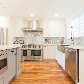 Walnut Creek General Remodeling - Kitchen - living fireplace