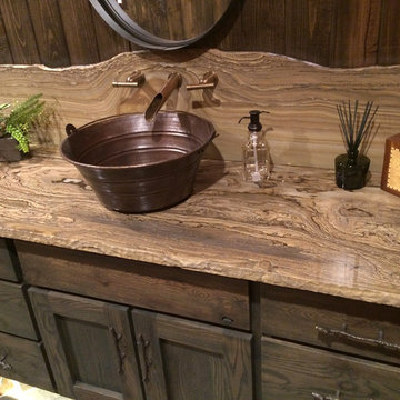 Rustic Ranch Guest Bathroom