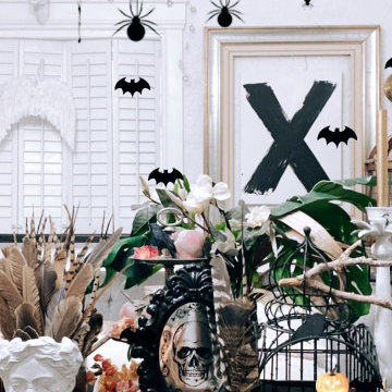 halloween tablescape + other ideas for spooky season