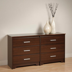 Prepac Coal Harbor Espresso 6-Drawer Dresser - Products