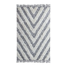 Tangier Kilim Hand-loomed Shag Area Rug by Kosas Home