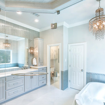 A Glamorous Master Bathroom Renovation