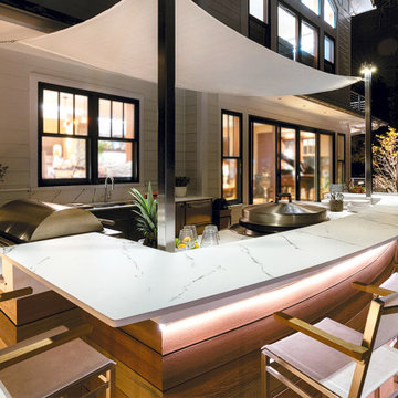 Outdoor Kitchen Featuring Evo Grill