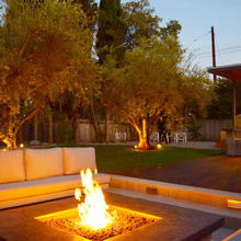 sunken firepit