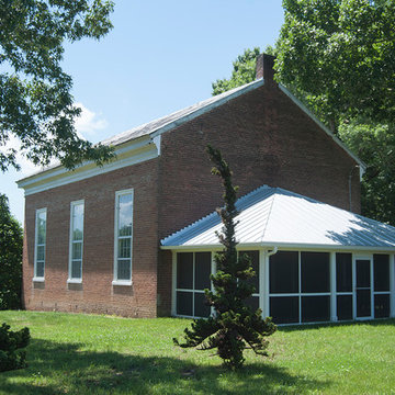 Screened porch addition