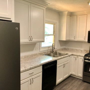 Bettendorf Flip Home-Koch Cabinets Painted Ivory and Fog