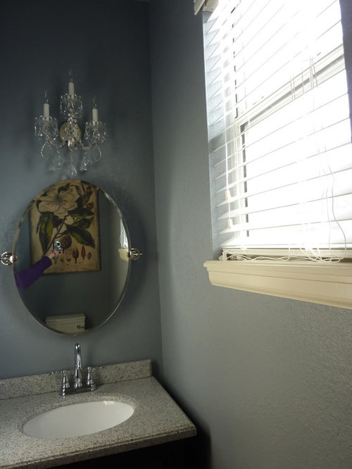 Window treatment for powder room