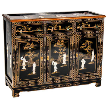 Black Lacquer Sideboard Royal Ladies