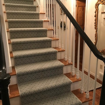 Patterned Wool Stair Runner - Tina D in Denver