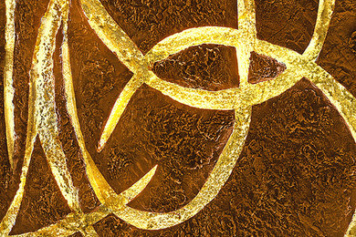 Gold Mandala - Scultura luminosa parete - LED