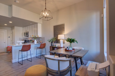 Living room photo in Denver