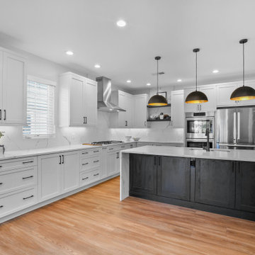 Black and White South Riding Kitchen update