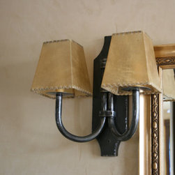 Rams Horn Double Wall Sconce - Wall Sconces