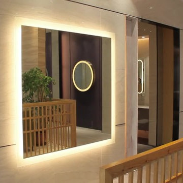 UL ETL LED Bathroom Mirror Hotel Backlit Mirror Manufacturer
