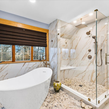 Stunning Master Bath + Closet Remodel