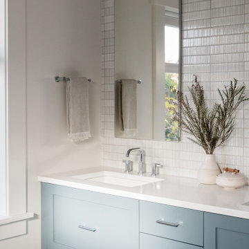 Coastal Blues Primary Bathroom Renovation