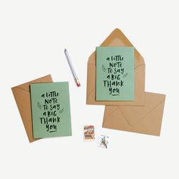 Mini Thank You Card Packs- A Little Note - Accessories and Decor