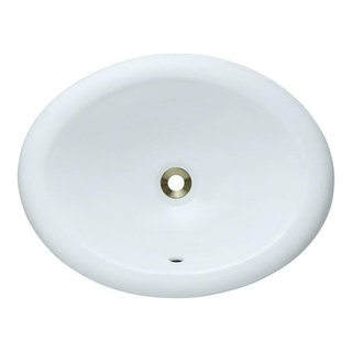 Bathroom Overmount Porcelain Vanity Bowl - Contemporary - Bathroom ... - Overmount Bathroom Sink Styles