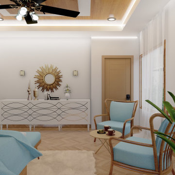 Coastal Master Bedroom Renovation in Greenwich