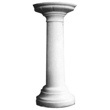 Stylized Flower Pedestal, Architectural Columns