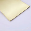 Brushed Gold Wall Mount Waterfall Spout Bathroom Sink Faucet