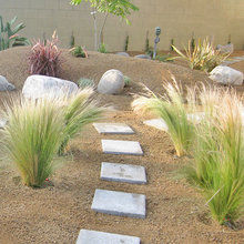 deck and landscape