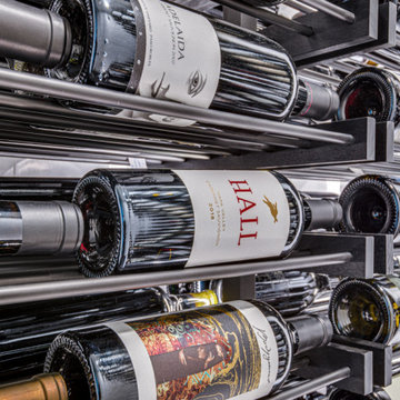 Elegant Wine Cellar and Wine Wall Niche