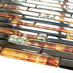 Soldier Stone Luxury Diamond Glass Mosaic Tile Collection - Home Accessories & Decor