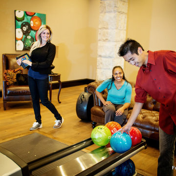 Bowling Lanes for Texas Residence