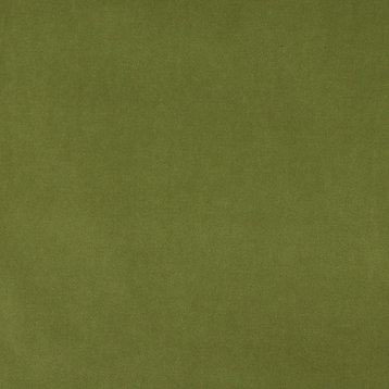 Green Plush Elegant Cotton Velvet Upholstery Fabric By The Yard
