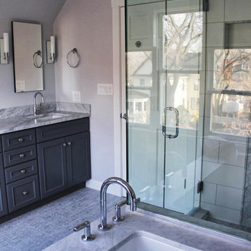 Contemporary La Grange Bath Re-Model