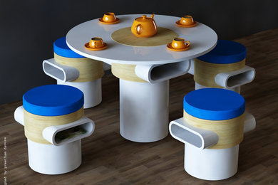 Coffee tables-- concept light bulb holder
