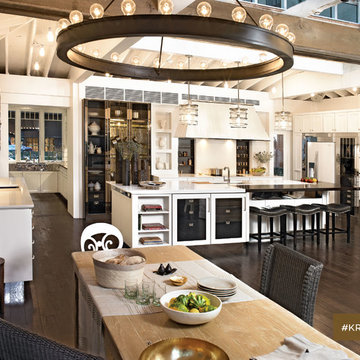 KraftMaid: White Kitchen with Contemporary Design